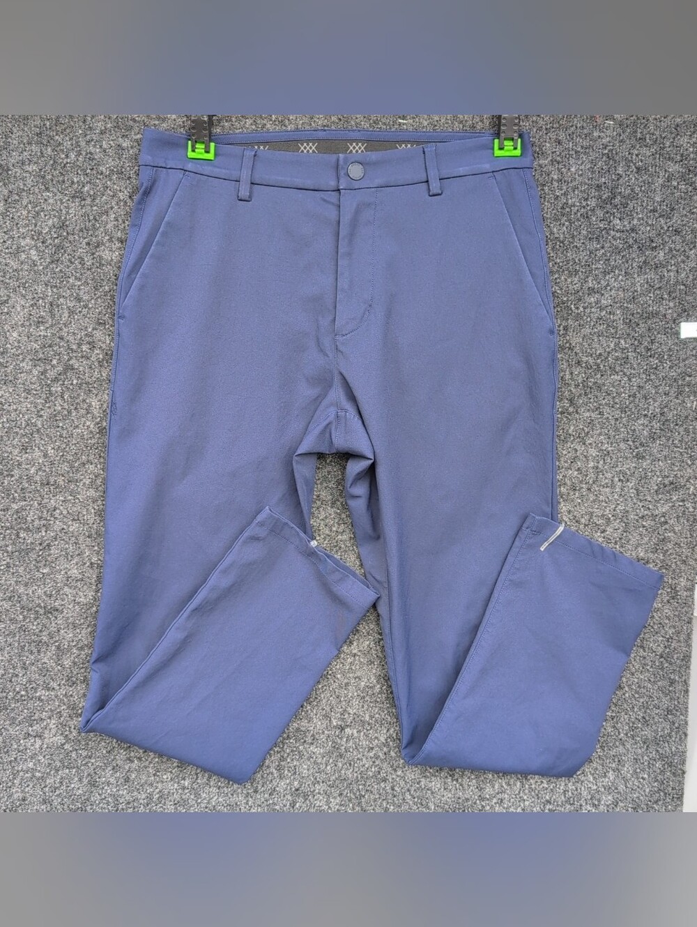 Rhone Gotham Pants Mens 30x29 Blue Slim Fit Performance Golf Stretch Trousers